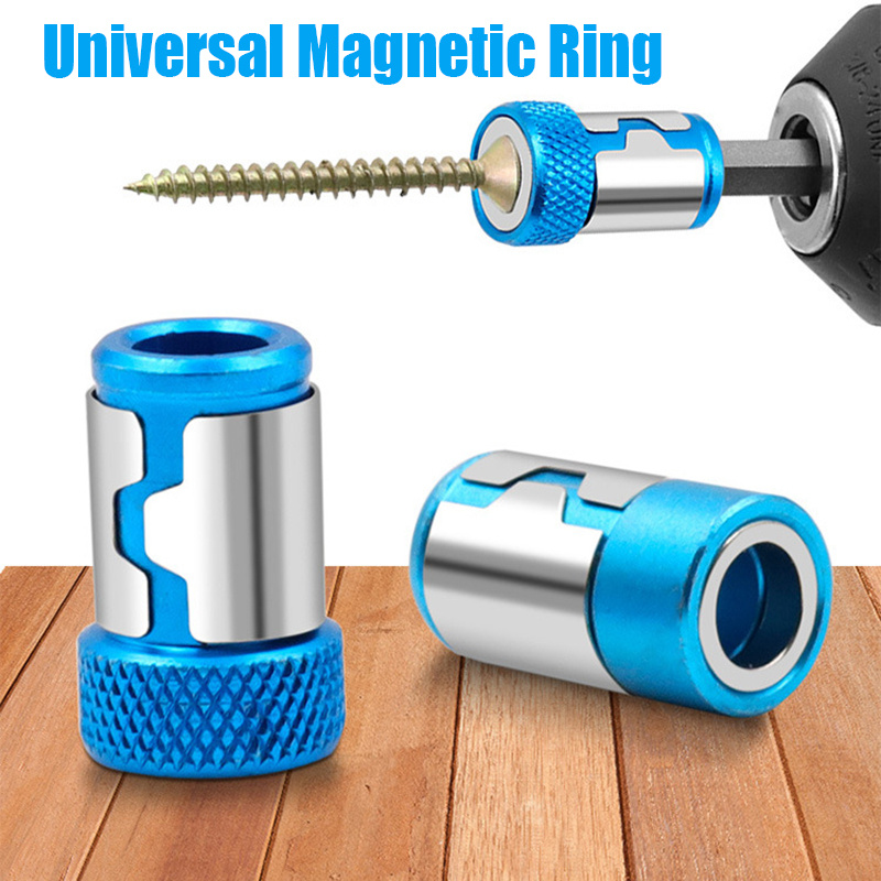 6,35 mm universele magnetische ring legering magnetische ring schroevendraaier bits anti-corrosie sterke magnetiseur boor magnetische ring
