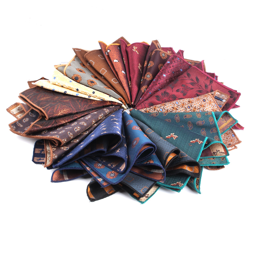 새로운 정장 남성 여성을위한 포켓 스퀘어 꽃 가슴 수건 Hanky ​​Gentlemen Hankies 남성용 손수건 웨딩 포켓 타월 선물