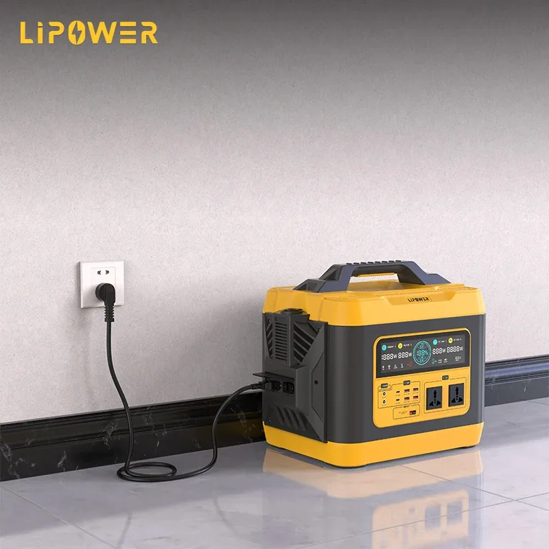 Lipower ポータブル電源 3000W 2880Wh LiFePO4バッテリー UPS機能付き 2時間急速充電 アウトドア対応