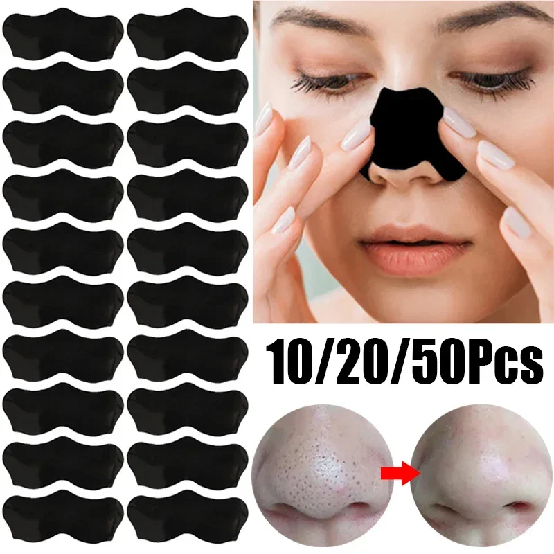 Unisex Mụn Đầu Đen Tháo Mặt Nạ Lột Mũi Que Làm Sạch Sâu Thu Nhỏ Lỗ Chân Lông Mũi Đen Đầu Loại Bỏ Miếng Dán Mặt Nạ Chăm Sóc Da Miếng Dán Cường Lực