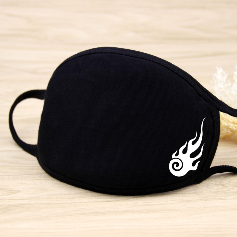 大人用の再利用可能な防塵マスク,大きな口,ハロウィーンのマスク,洗えるピエロマスク,1個