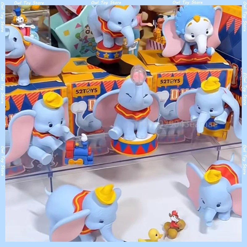 Dumbo Happy Time Series Original Blind Box Animation Anime Figure Modle Kawaii Decoration Collection Toys Figurine Day Gift