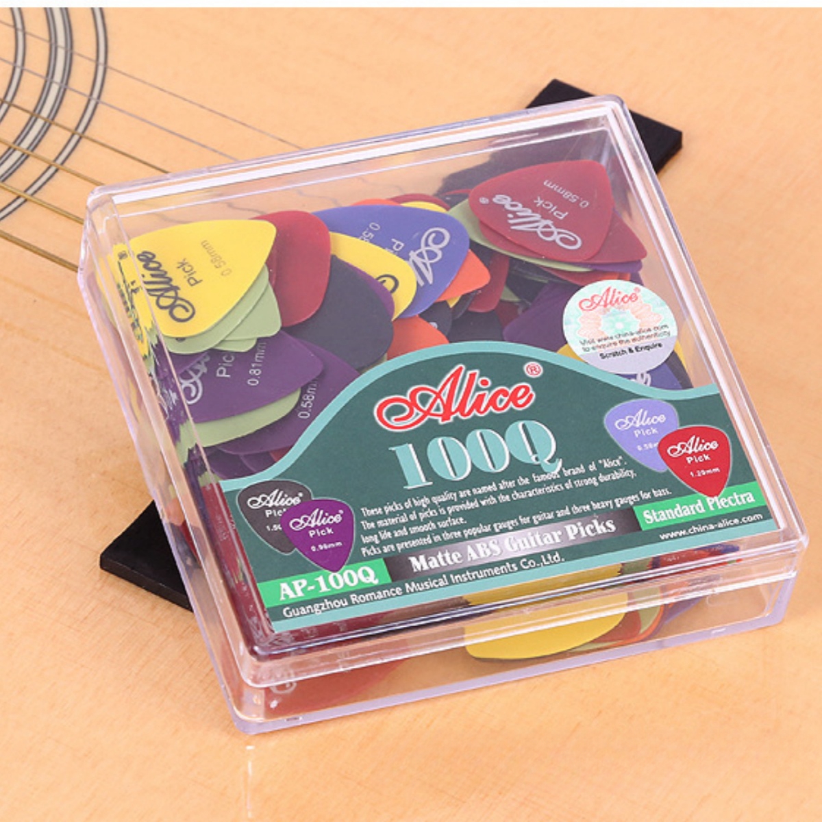 Palhetas de guitarra multicoloridas, 50/100 peças mistas de plástico abs premium para guitarras elétricas acústicas, baixo ou ukulele