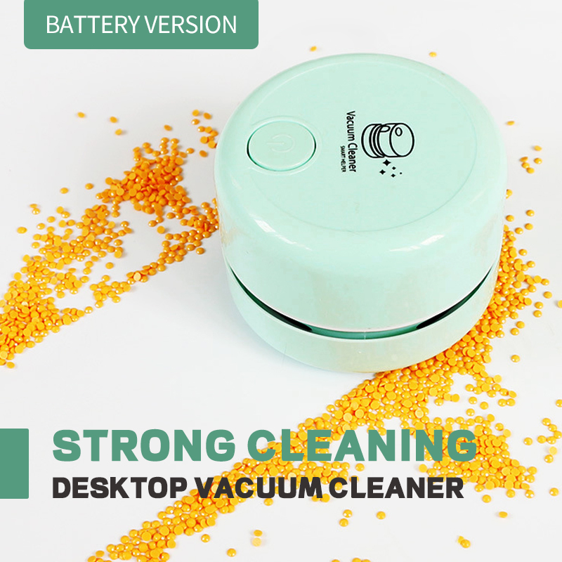 Desktop Stofzuiger Thuis Mini Draagbare Student Gebruik Gum Papier Potlood Spaanders Toetsenbord Grijs Elektrisch Vacuüm