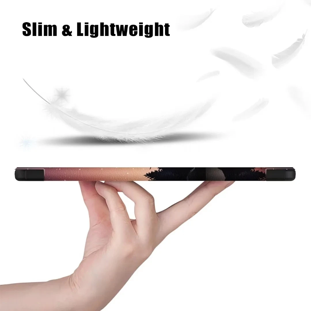 Etui na tablet Samsung Galaxy Tab A9 2023 8,7 cala, magnetyczne, trójskładane etui ze skóry PU do tabletu Galaxy Tab A9 SM-X110 X115