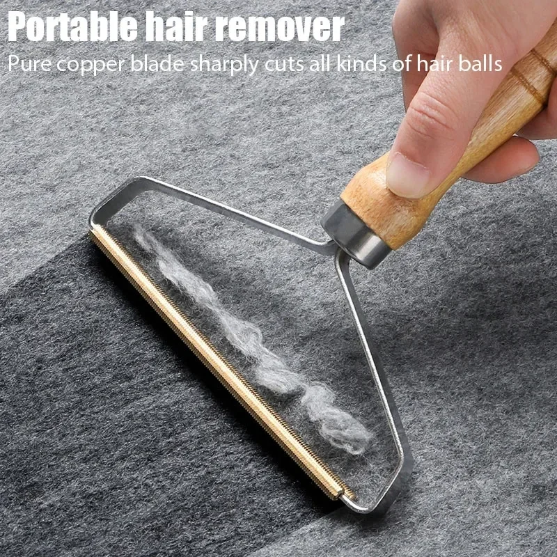 Pet Hair Remover Draagbare handmatige schraper Lint Cleaner Kleverige borstel Kat ontharingsborstel Ontharingstool Kattenaccessoires