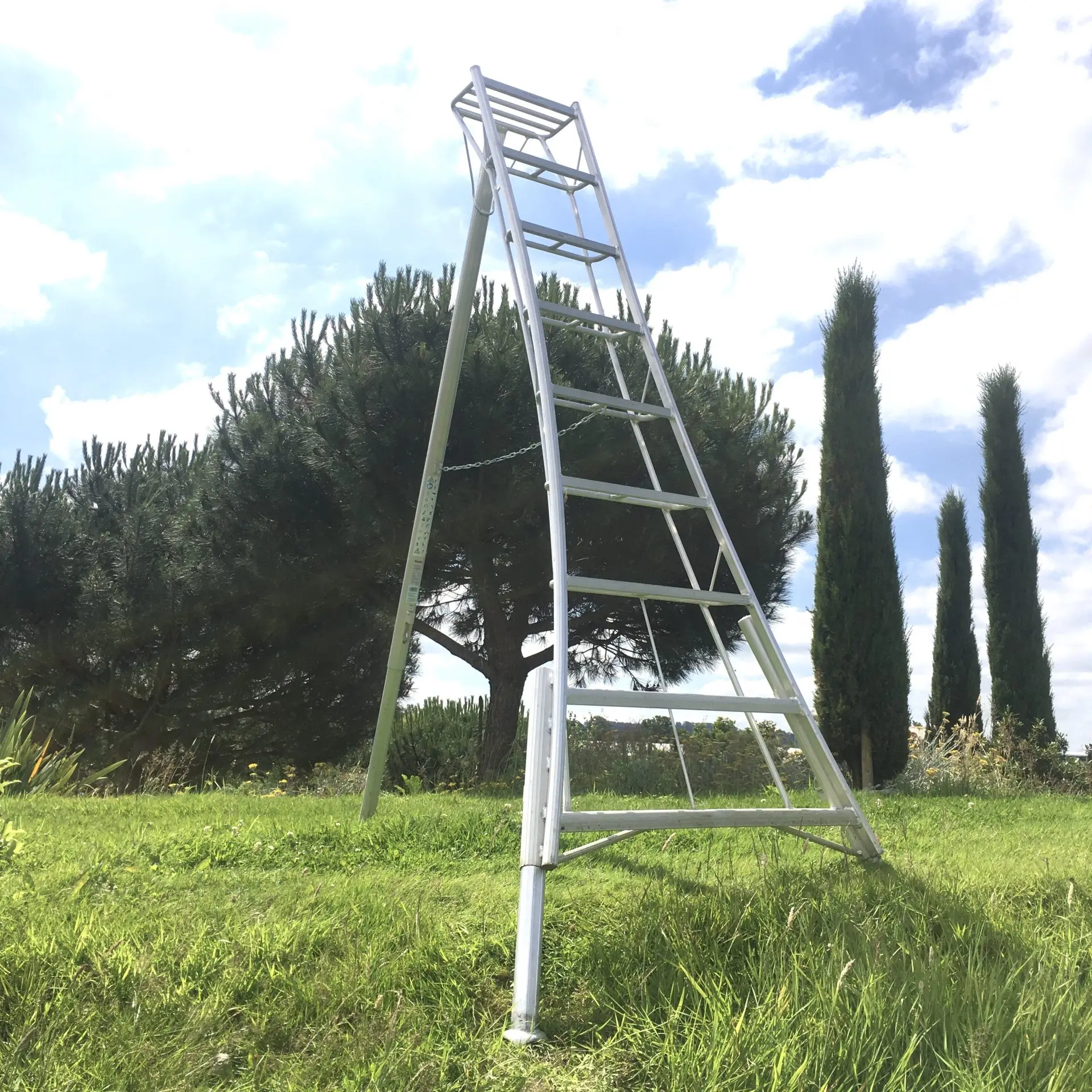 Scaletta pieghevole da 4,4 m 5 m 6 m Scaletta in alluminio con estensione telescopica