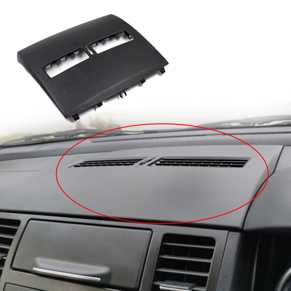 Car Finisher-Instrument Panel Cover For Nissan Tiida C11 2005-2011 Automobile Front Mount Half Air Conditioner Vent Outlet