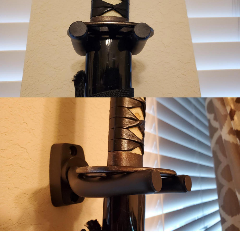 OPHIDIAN Estantes para armas Montaje en pared Gancho para colgar exhibición de almacenamiento de armas para rifles, escopetas, pistola, airsoft, arco compuesto y béisbol B