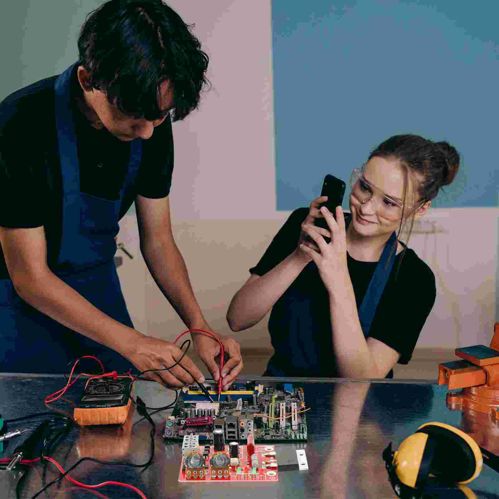 Einstellbare Spot Schweißen Controller Schweißer Bord PCB Schaltung DIY Ausrüstung Panel Zeit Strom Maschine 40A 100A Digital Display