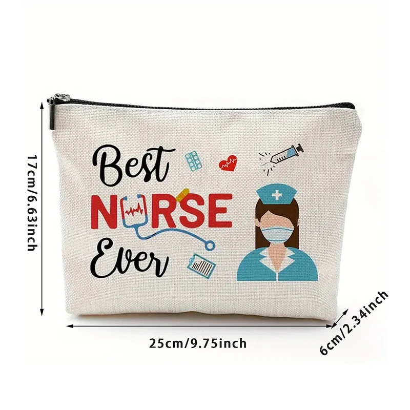 Krankenschwester-Make-up-Tasche, Geschenk, Notfallraum, Krankenschwester-Reißverschlusstasche, ICU, Krankenschwester, Wertschätzung, Kosmetiktasche, Krankenschwester, Abschlussgeschenk