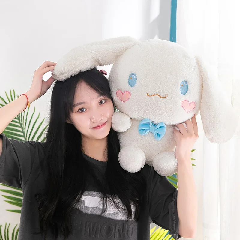 Sanrio อะนิเมะ Kawaii อบเชยม้วน Super Soft Plush PP ผ้าฝ้ายขนาดใหญ่สาวโซฟาหมอนเด็กของเล่นเด็กของขวัญวันเกิด