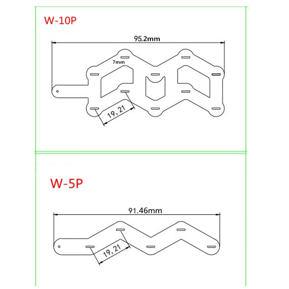 100 Stück W-Typ vernickelter 18650-Akku-Nickellasche 10P oder 5P W-förmiger Nickelgürtel 18650 zylindrischer Punktschweißgerät-Nickelgürtel