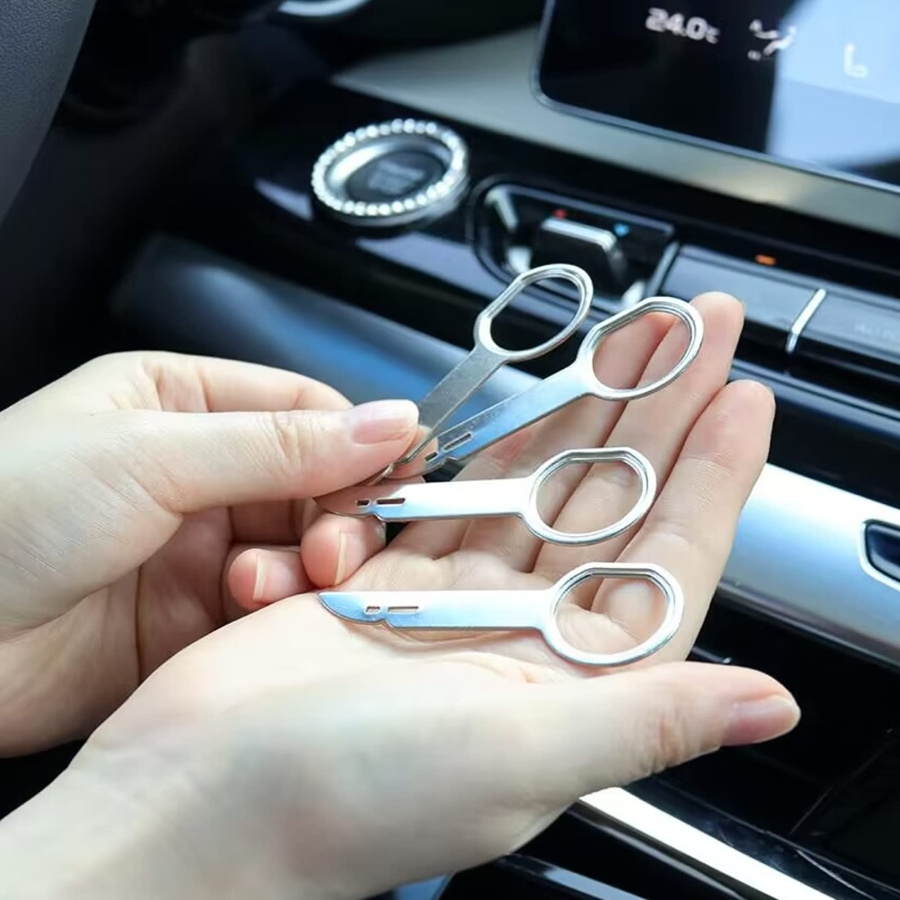 Car Radio Removal Tool Stereo Key Useful Radio Stereo Release Removal Install Tool Car Repair Tool Accessories Removal Tool