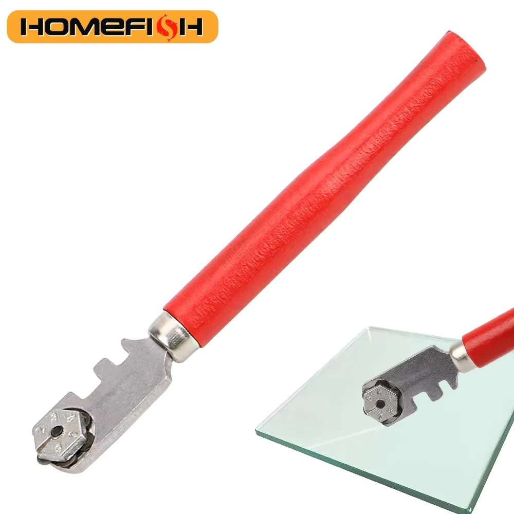 Professional Glass Tile Cutter 130mm For Hand Tool Portable Glass Cutter 1Pcs Diamond Tipped Window Craft Glass Knife Tools