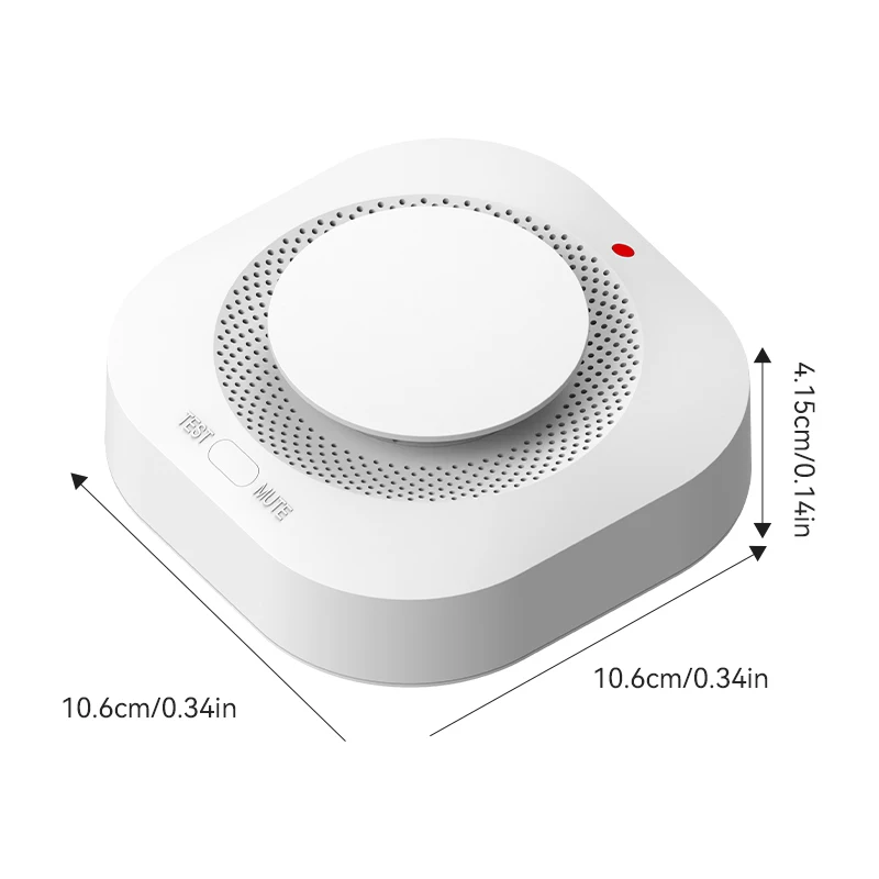 Smart Smoke Detector Security Protection Smoke Alarm Fire Protection For Home Security Via Smart Life App ﻿