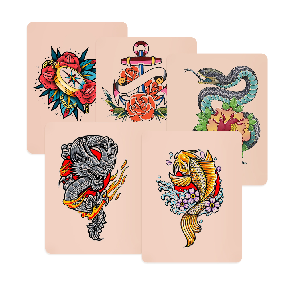 3/5/10/15 個タトゥーブランク練習スキン眉毛ペイント両面合成皮革ピンクタトゥー初心者フェイクスキンエクササイズツール