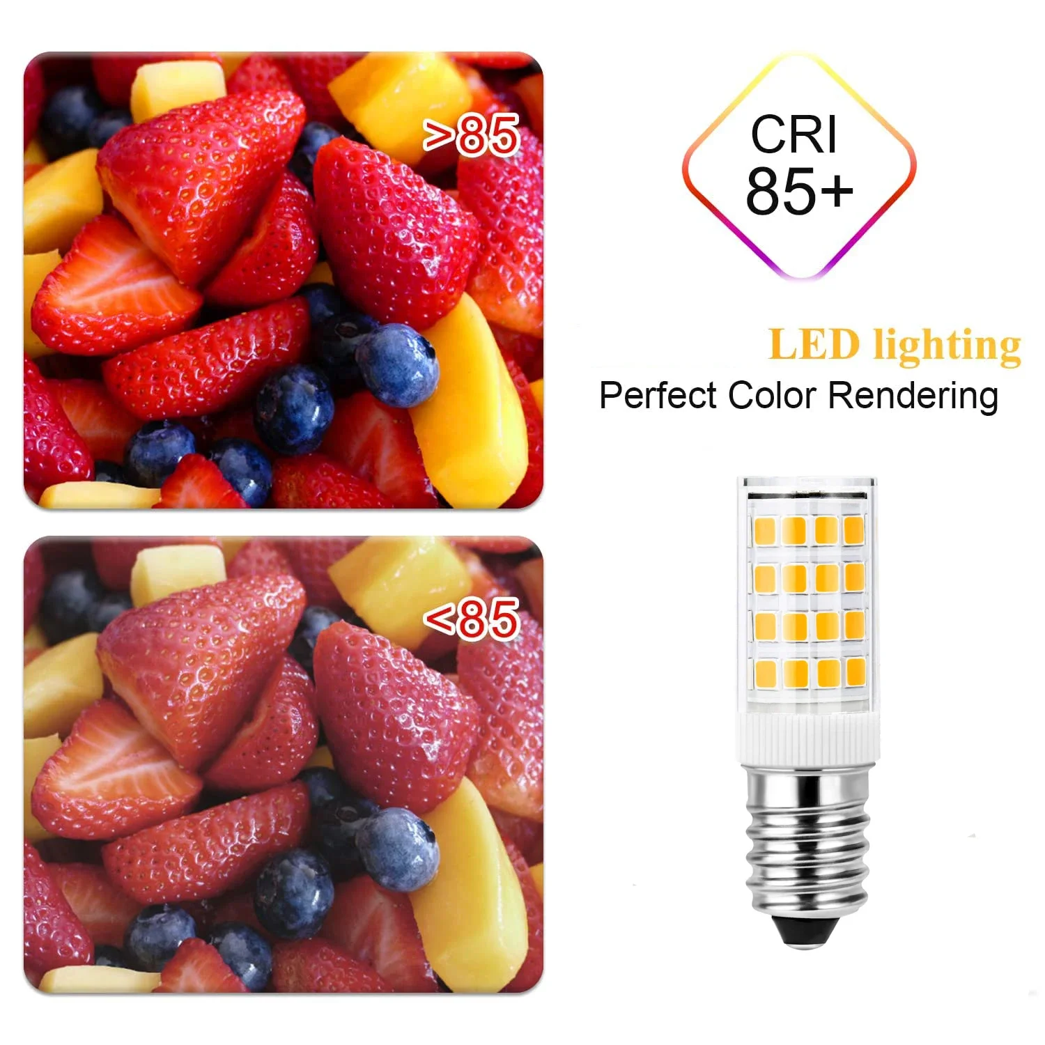 10PCS E14 LED Lamp Bulbs 3W 5W 7W 220V Mini Corn Bulb 360 Degree Beam Angle Warm Cool White Replace Halogen Chandelier Lights