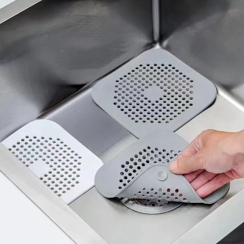 Waschbecken Sieb Filter Badezimmer Waschbecken Filter Kunststoff Mesh Sieb Ablauf Loch Filter Falle Abfall Bildschirm Küche Isolierung Pads