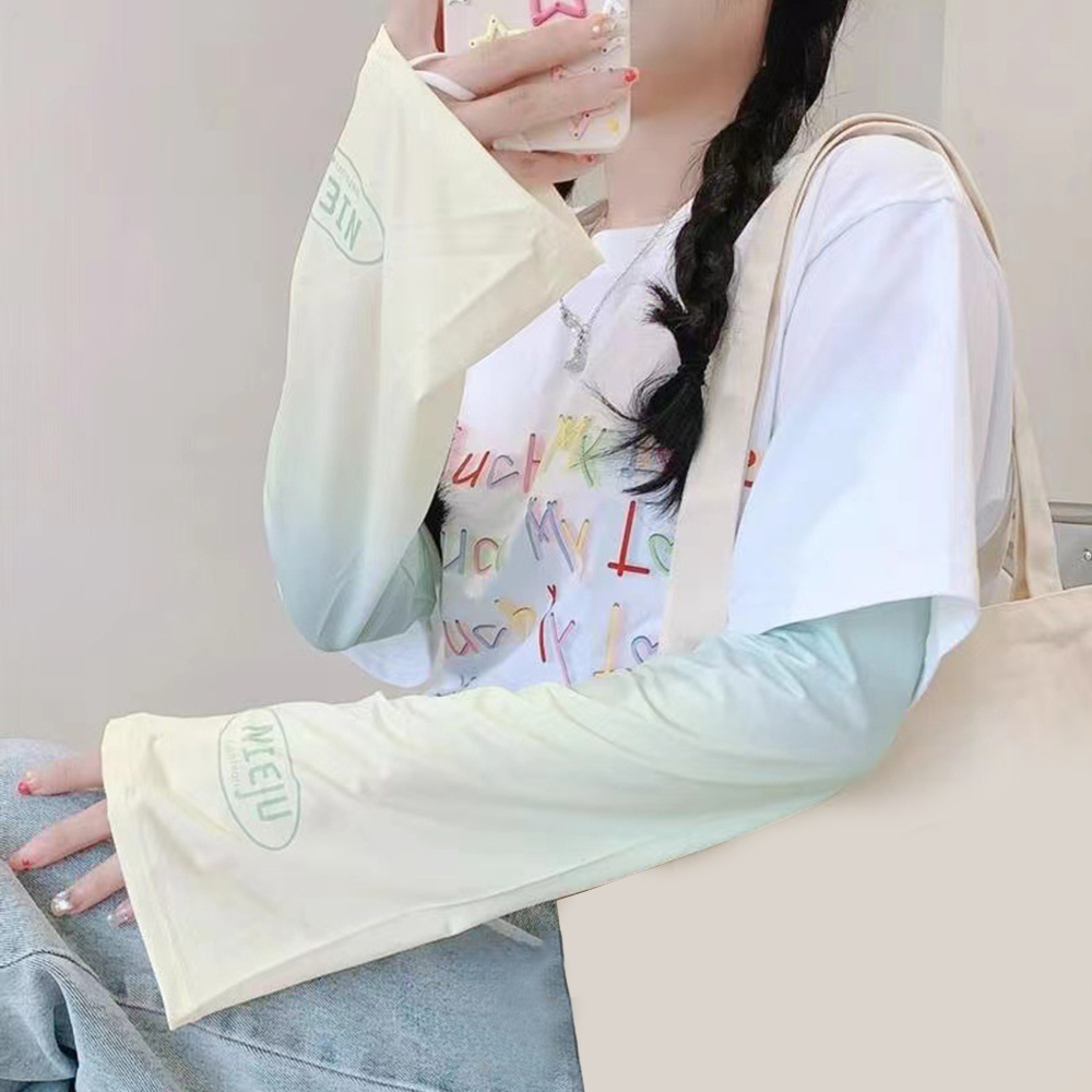 男性と女性のためのゆったりとしたサイクリングアームスリーブ,氷生地,UV保護,日焼け止め,ランニング,アウトドアスポーツ,ウォーマー,yzl05