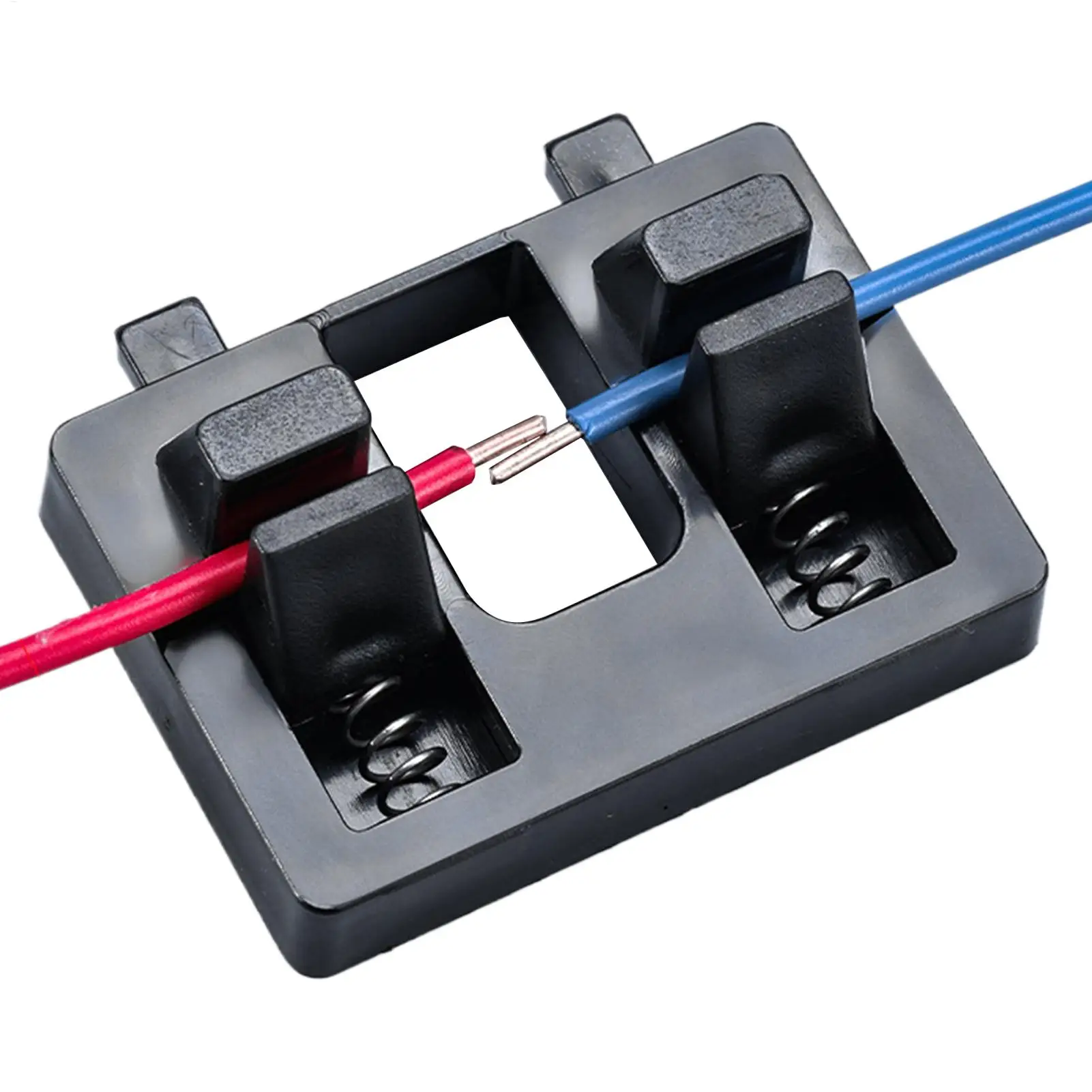 Accesorio de soldadura profesional con resorte: abrazadera de soldadura de alambre antideslizante para reparación electrónica de precisión y trabajo de PCB