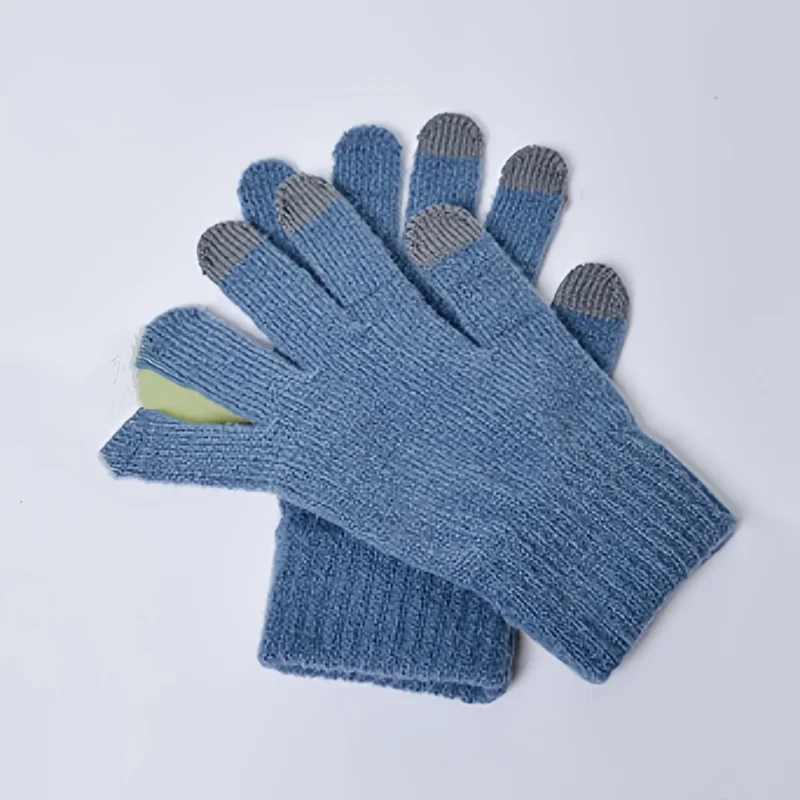 3 pz/set Sciarpa Guanti Beanie Set Per Le Donne Alla Moda Tie Dye Cappelli In Maglia In Pile Ghetta Per Il Collo Morbido Antifreddo Berretti Sciarpe Invernali