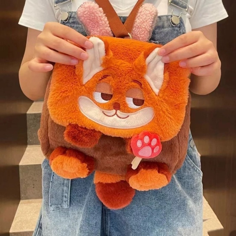 2025 Disney New Foxke Ni Foxke Cartoon Cute Backpack Everyday Travel Versatile Fashion Large Capacity School Bag