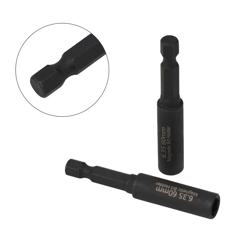 2/5 pieces magnetic extension screwdriver drill bit hexagonal shank drill bit set suitable for drill and handheld screwdriver