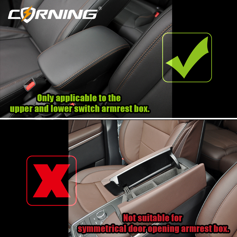 Auto Armsteun Verlengkussen Multifunctionele 5CM Dikker Hoogte Middenconsole Box Kussen Elleboog Ondersteuning Pad Auto Organizer