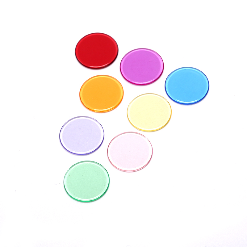 100 個 19 ミリメートルポーカーチップカウントビンゴチップビンゴゲームカードプラスチックゲーム用