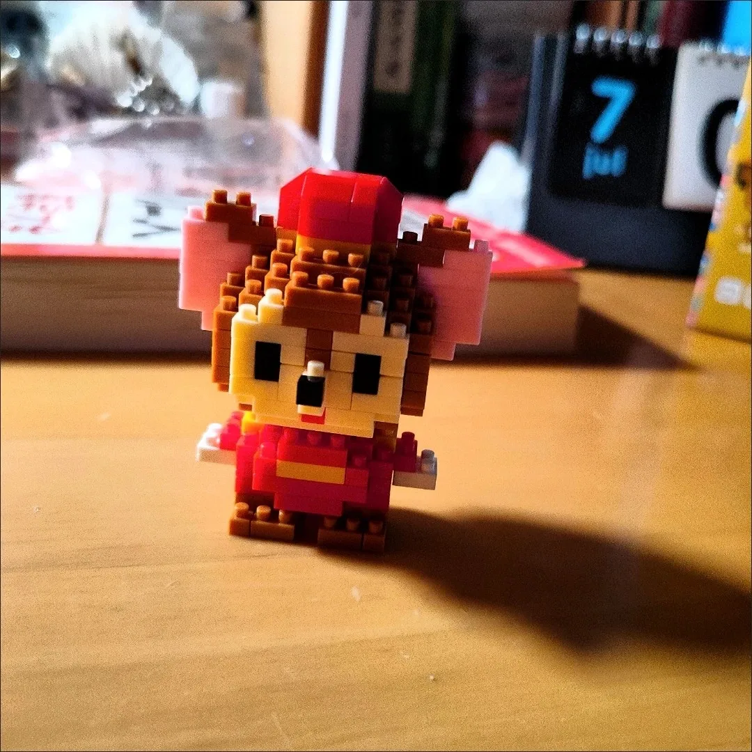 ディズニーステッチビルディングブロックアニメかわいい漫画ミニアクション子供のフィギュアブロックレンガ組み立てる DIY おもちゃギフト子供のための
