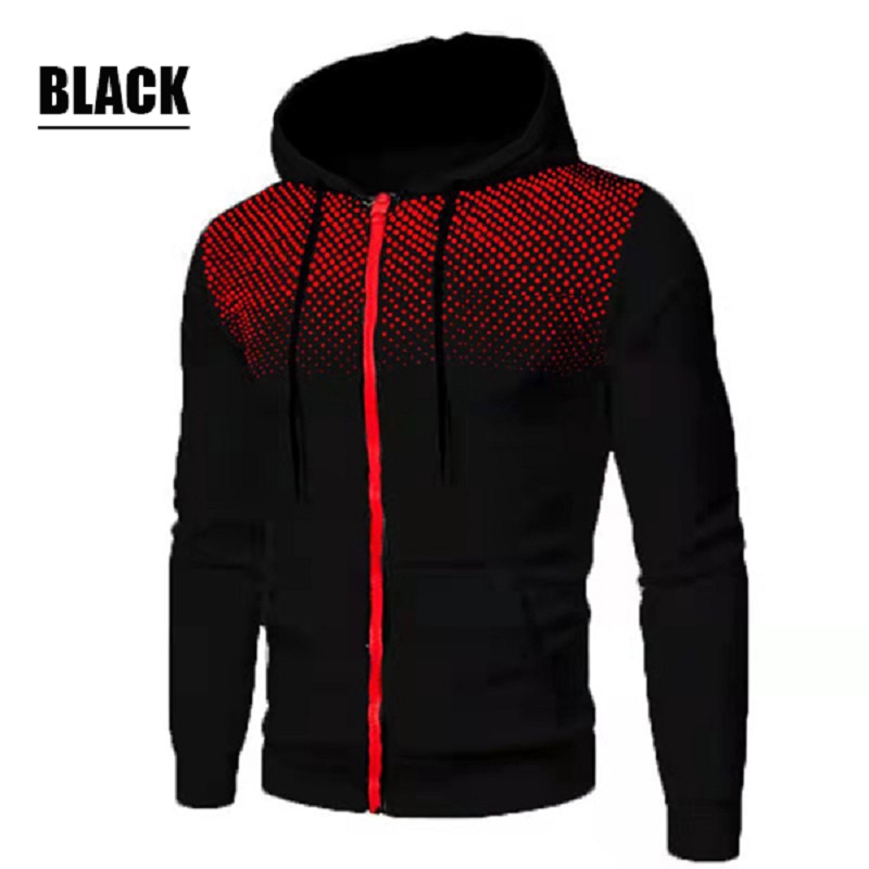 남성용 가을, 겨울 캐주얼 자켓 포켓 인쇄 스웨터 Sportwear가있는 모든 엘리트 레슬링 지퍼 까마귀