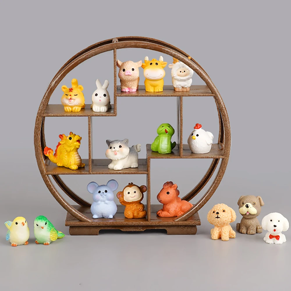 1PC Dollhouse DIY Miniature Bogu Empty Shelf Mini Furniture Model Display Stand Storage Rack Scene Decoration Accessories Toy