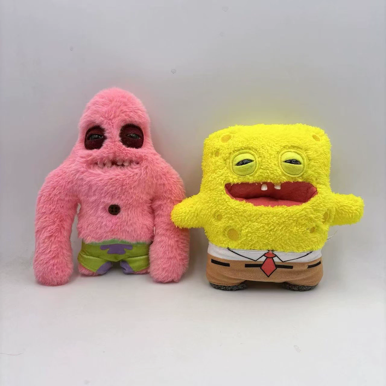 Bob Esponja Calça Quadrada Patrick Star Series Brinquedos de Pelúcia Pequenos Monstros Engraçado Feio Mostro Dente Aniversário Presente de Natal