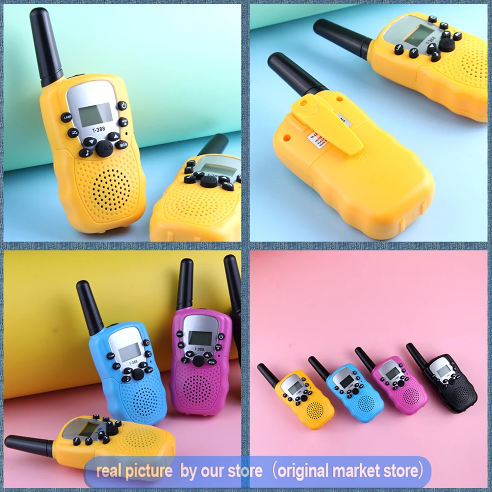 Handheld Walkie Talkie 2PCS Kinder Walkie Talkie 3KM Mini Spielzeug Walkie Talkie Spielzeug Für Kinder Geburtstag Geschenk