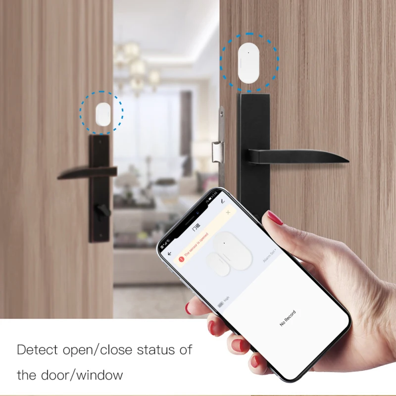 Xiaomi Zigbee 3,0 detectores de puerta abierta y cerrada Aubess Sensor de puerta inteligente detectores de puerta abierta/cerrada aplicación Smart Home Smart Life