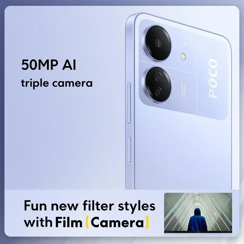 Global Version POCO C65 6GB 128GB/8GB 256GB NFC MediaTek Helio G85 6.74 "90Hz 50MP Tripleกล้อง 5000MAh 18Wชาร์จ