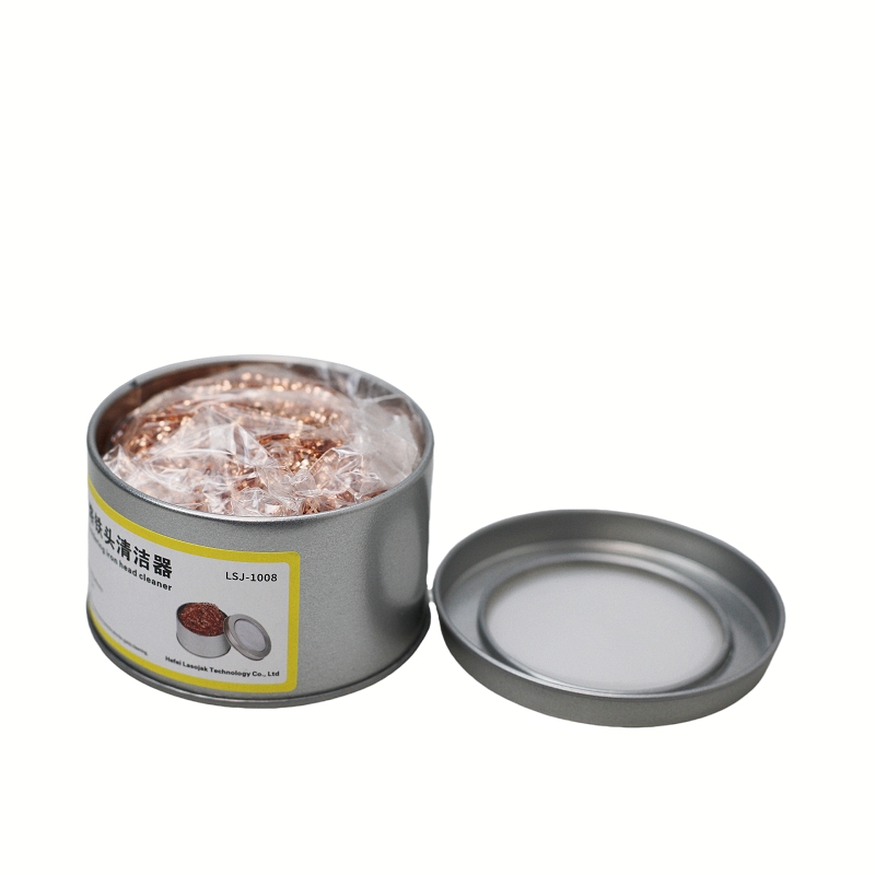 Desoldering ทําความสะอาด Ball การประสาน เหล็กตาข่ายกรองทําความสะอาดหัวฉีดเคล็ดลับทองแดงลวดทําความสะอาดบอลโลหะ Dross กล่อง Clean Ball