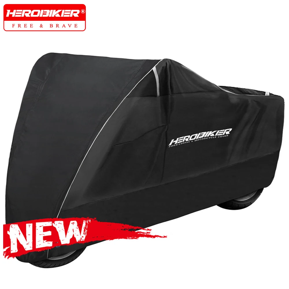 Nueva Funda para motocicleta, Funda para moto, todas las estaciones, impermeable, a prueba de polvo, protección UV, cubierta para lluvia para Moto interior y exterior