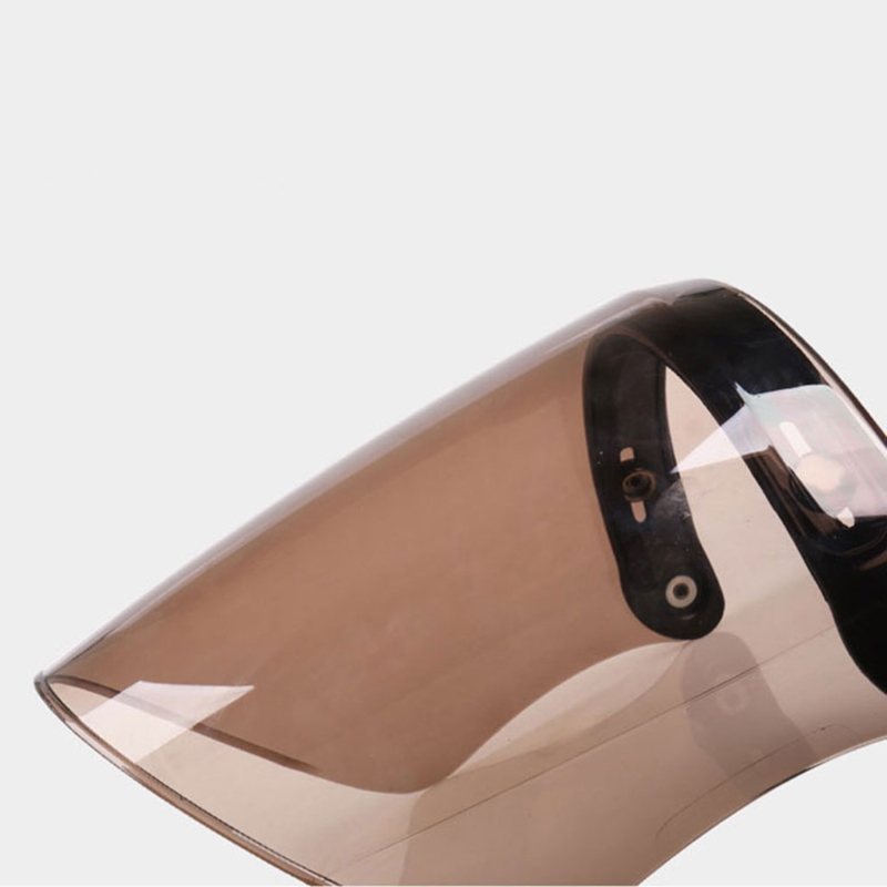 オートバイ用のオープンフェイスバイザー,3スナップバイザー,耐摩耗性,3/4