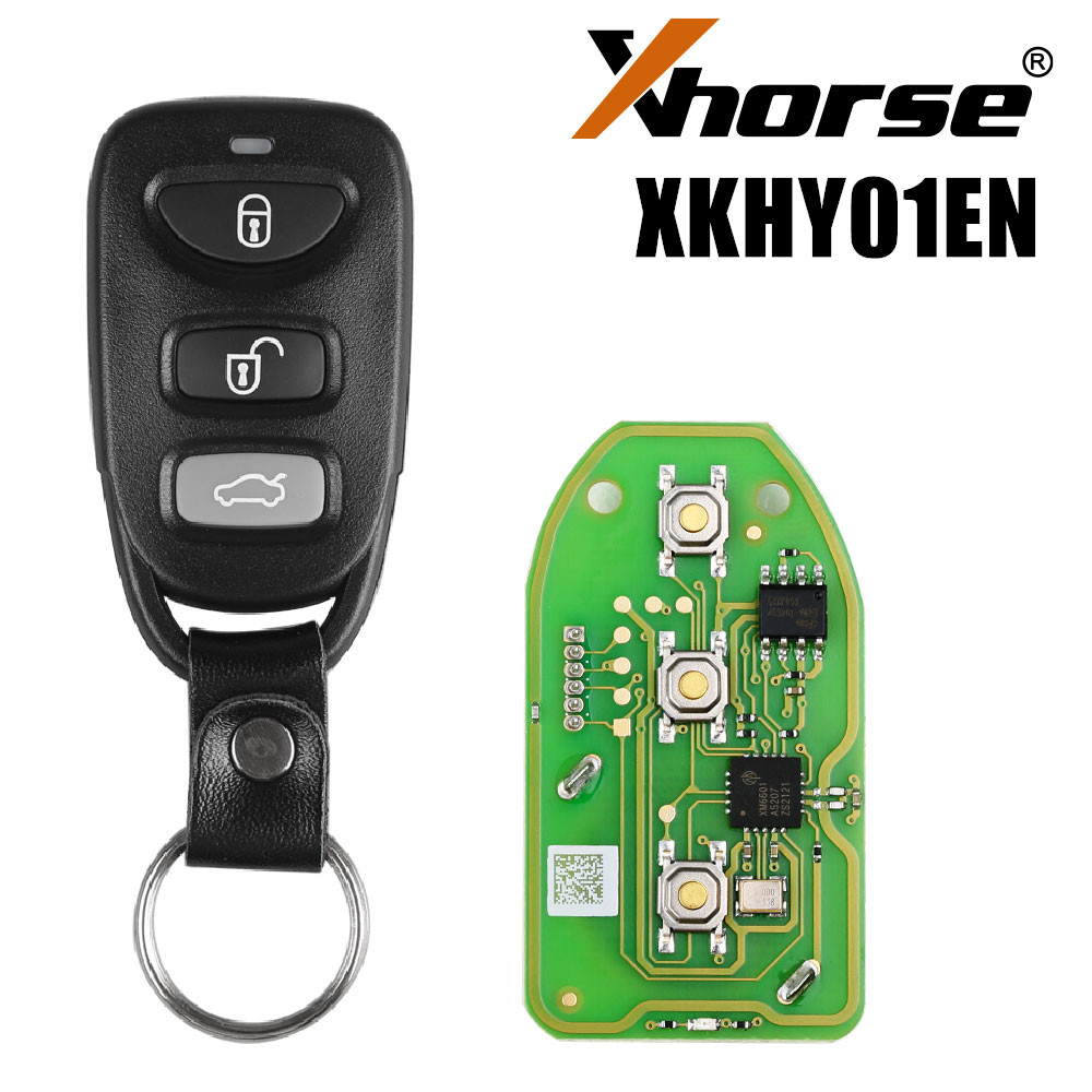 Chave de fio Xhorse XKB520EN XKB506EN XKLKS0EN XKFO01EN XKHY01EN XKKF02EN XKHY05EN XKKF20EN XK Chave remota de fio 5 unidades/lote