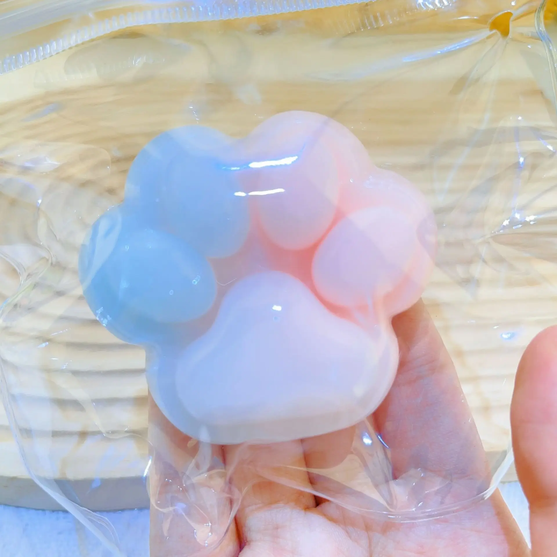 SimulationCat Paw Squishy Fidget ของเล่นตุ๊กตาน่ารัก Cat Paw ซิลิโคนช้า Rebound Pinch Decompression ของเล่นความเครียด Release Vent ของเล่น