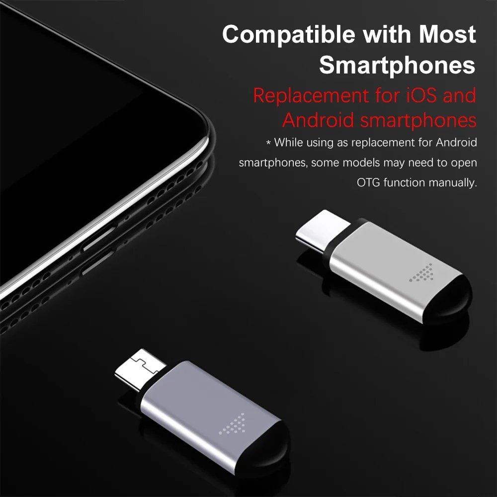 Adaptador remoto infrarrojo para teléfono inteligente, transmisor de Control por aplicación para iPhone, Android, teléfono móvil, controlador IR Universal