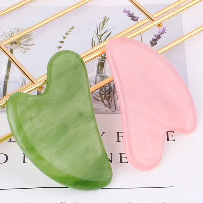 Guasha hermoso masaje cera de abejas raspado masaje raspador cara masajeador acupuntura Gua Sha ojo cara tablero SPA herramienta de masaje