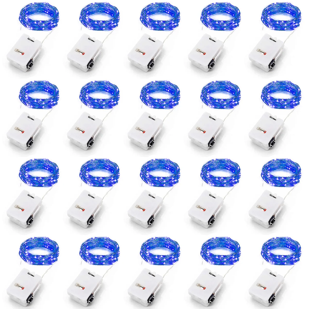 3 metros 10 unids/lote con batería de cobre guirnaldas de luces Led 30 Leds con pilas cadena de luces LED decoración del banquete de boda de Navidad