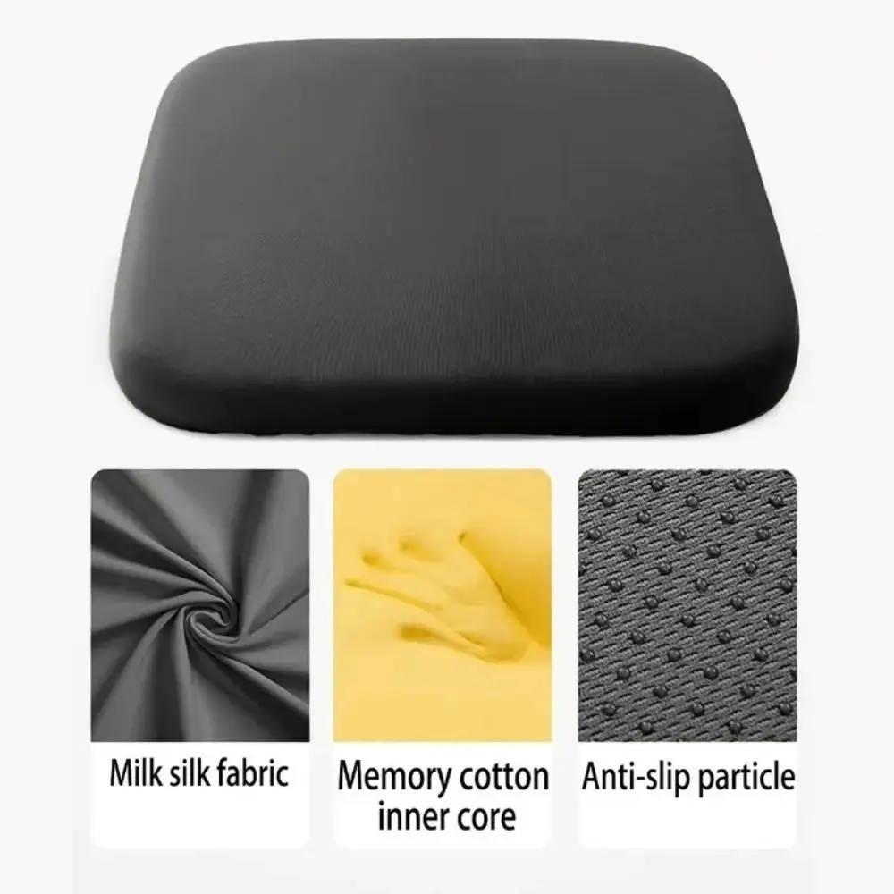 New Elastic Sponge Seat Cushion Soft Office Bounce Back Foam Chair Pads Rebound Breathable Comfortable Seat Pad for Long Sitting