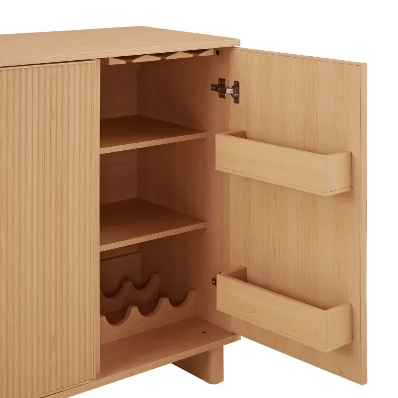Lillian Fluted Bar Cabinet,