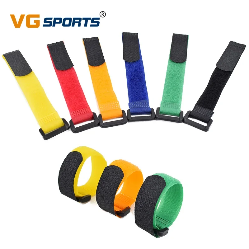 5 ชิ้น/ล็อตจักรยานHandlebarผู้ถือสายรัดขี่จักรยานไฟฉายผูกเชือกผ้าพันแผลUniversal NYLON Sticky Tieคงที่รายการสายรัดจักรยาน