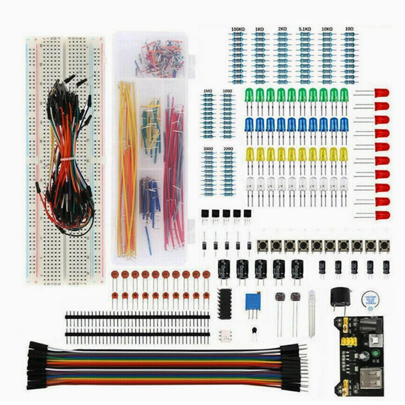830-Well Steckbrett-Kit MB-102 für UNO R3 Component Kit Starter Kit Box