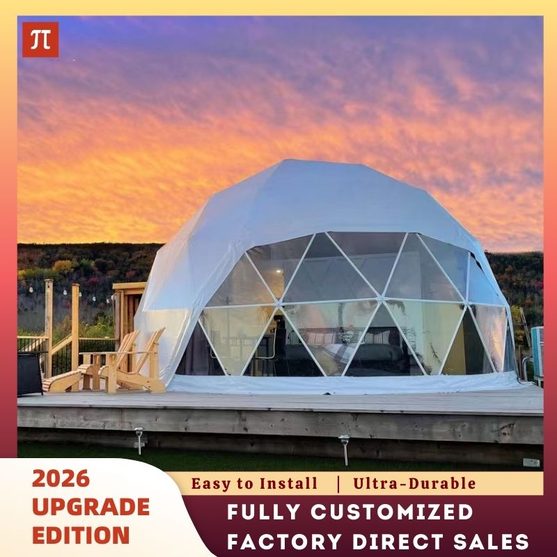 Spherical dome luxury hotel tent, leisure resort outdoor tent, designated cooperative factory for the 2022 Qatar World Cup tent.